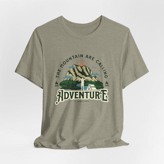 Adventure Is Waiting Mountain T-Shirt