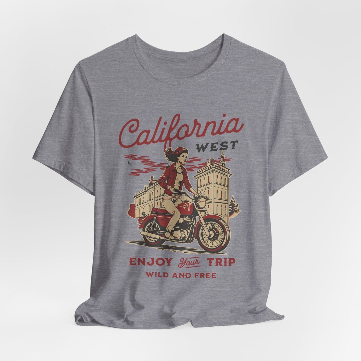 California West Motorcycle T-Shirt