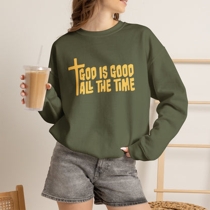 God Is Good All The Time Sweatshirt, Christian Sweatshirts, Christian Gifts, Womens Sweatshirt