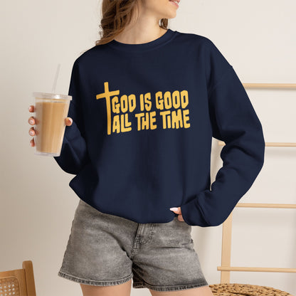 God Is Good All The Time Sweatshirt, Christian Sweatshirts, Christian Gifts, Womens Sweatshirt