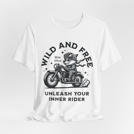 Wild and Free Motorcycle T-Shirt