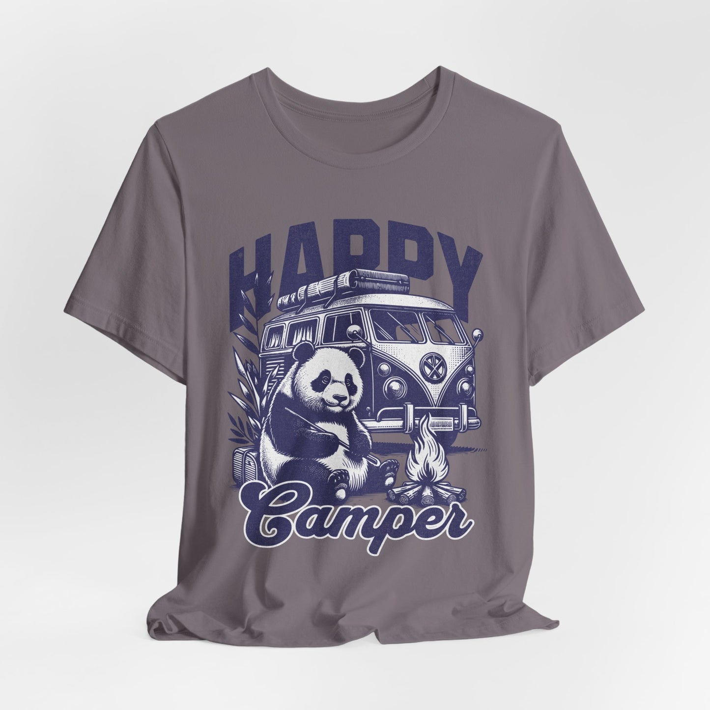 Happy Camper Panda T‑Shirt (All Colors)