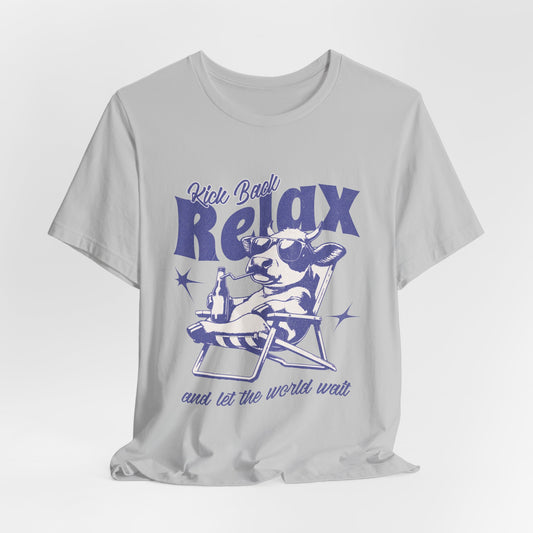 Kick Back Relax Tee (Sport Athletic Gray)