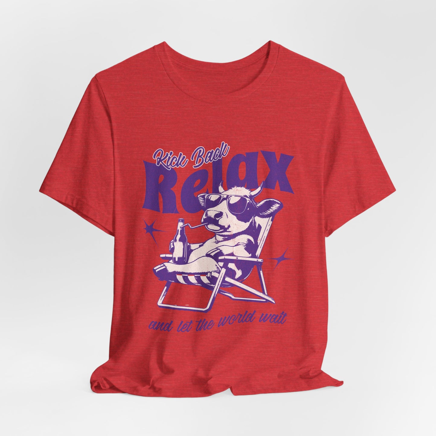 Kick Back Relax Tee (Heather Red)