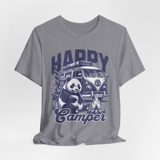Happy Camper Panda T‑Shirt (All Colors)