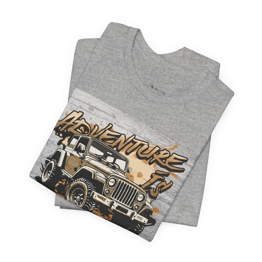 Adventure Is Calling Jeep T-Shirt