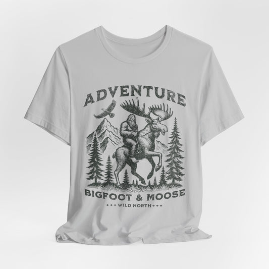 Adventure Bigfoot & Moose T-Shirt