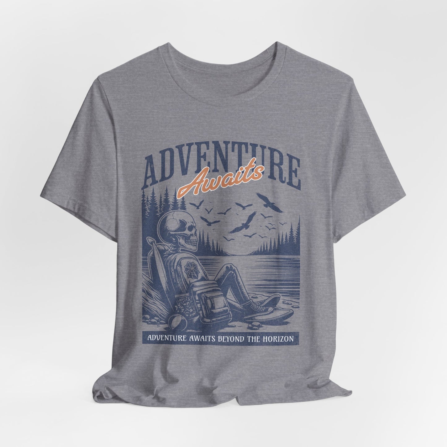 Adventure Awaits Skeleton T-Shirt