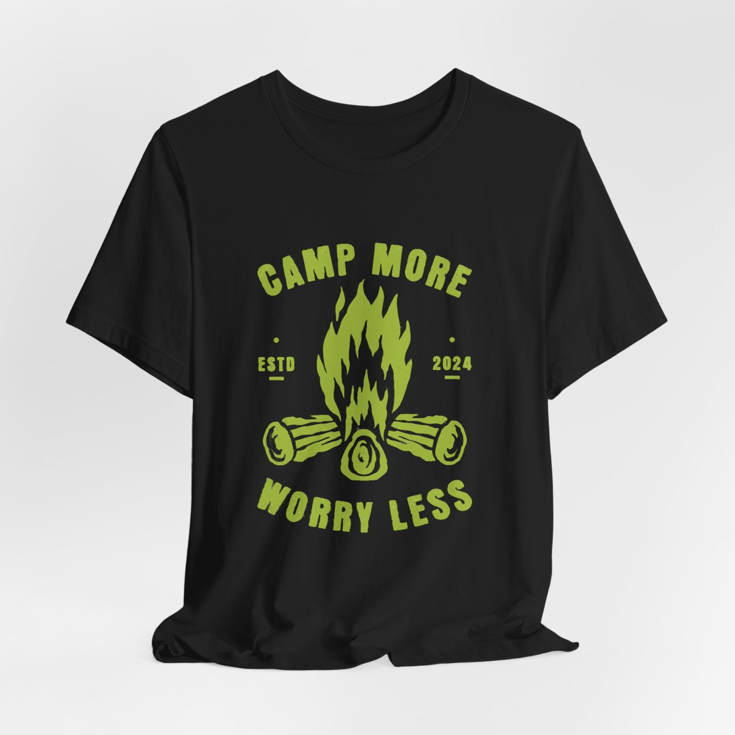 Camp More Worry Less Tee