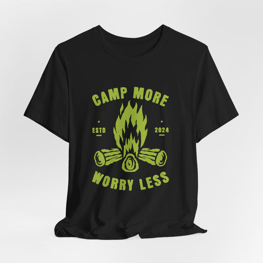 Camp More Worry Less Tee