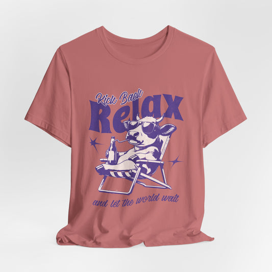 Kick Back Relax Tee (Mauve)