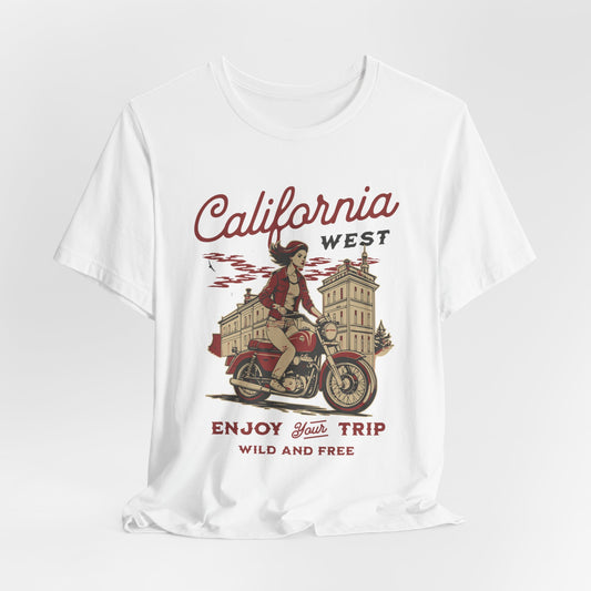 California West Motorcycle T-Shirt