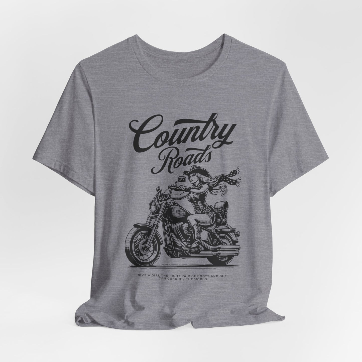 Country Roads Motorcycle T-Shirt