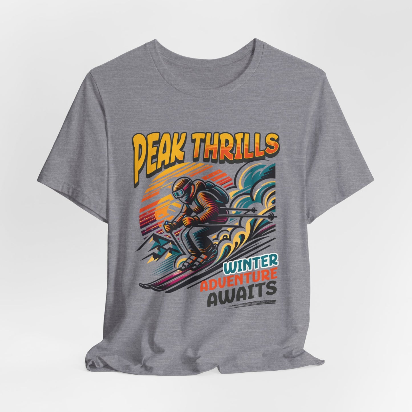 Peak Thrills Skiing T-Shirt
