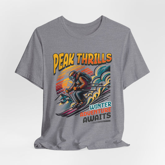 Peak Thrills Skiing T-Shirt