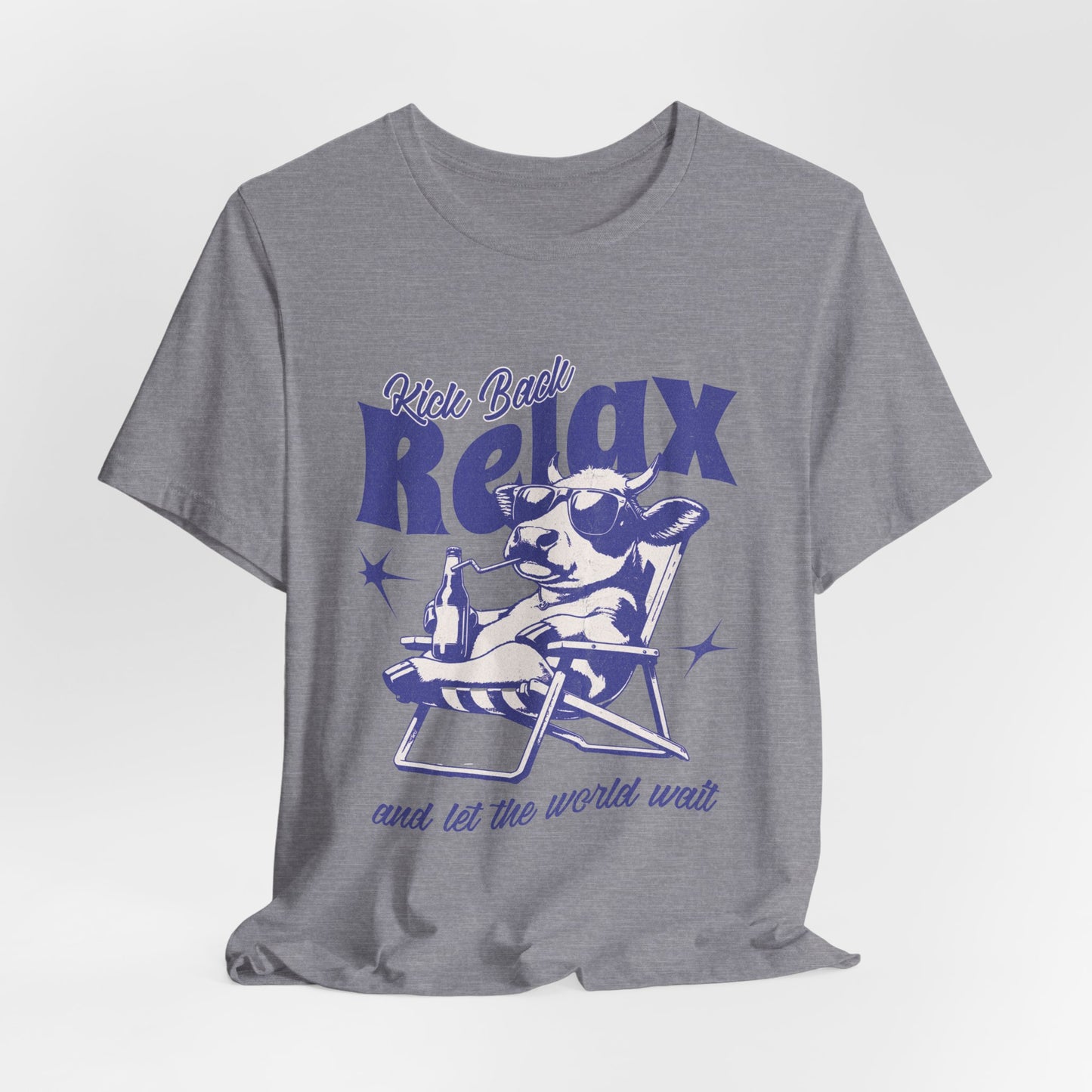 Kick Back Relax Tee (Heather Storm)