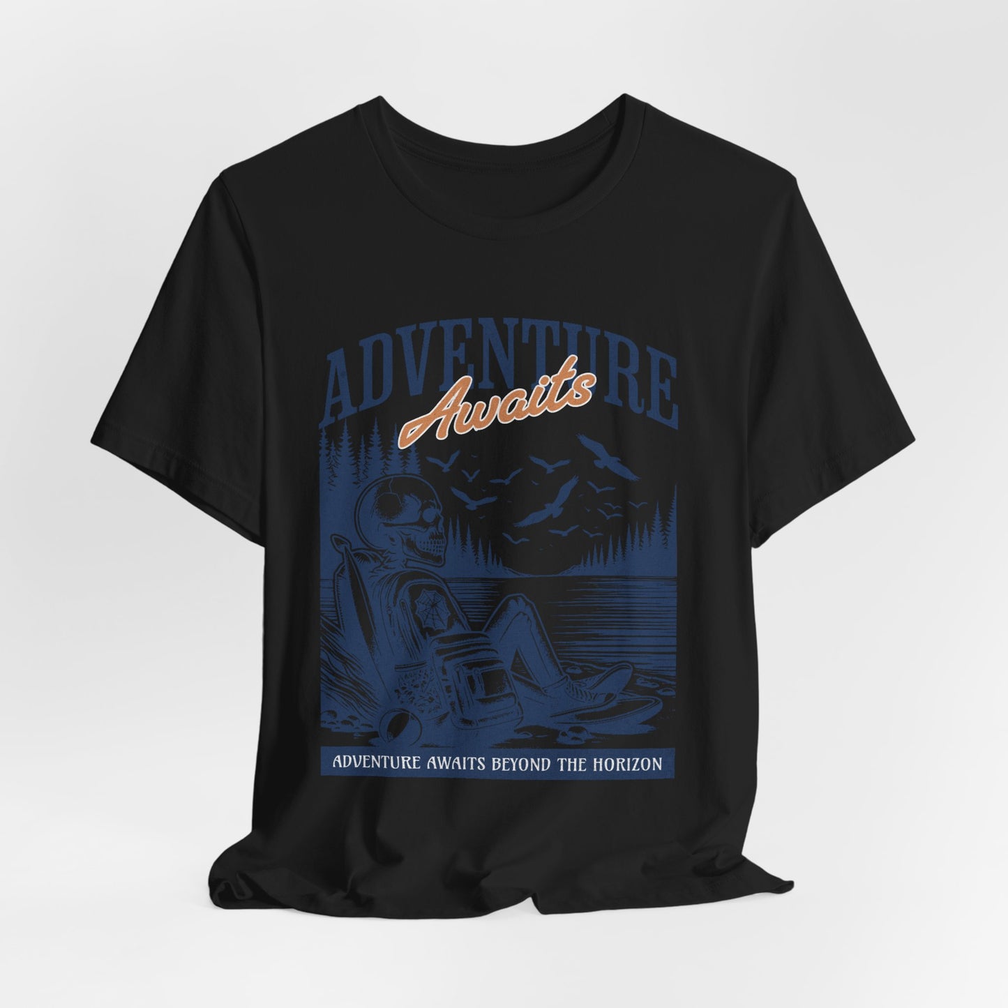 Adventure Awaits Skeleton T-Shirt