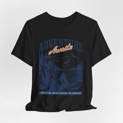 Adventure Awaits Skeleton T-Shirt