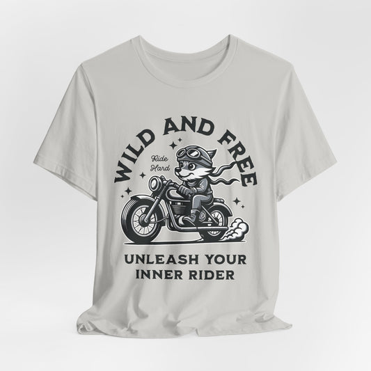 Wild and Free Motorcycle T-Shirt