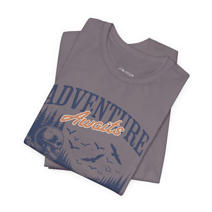 Adventure Awaits Skeleton T-Shirt
