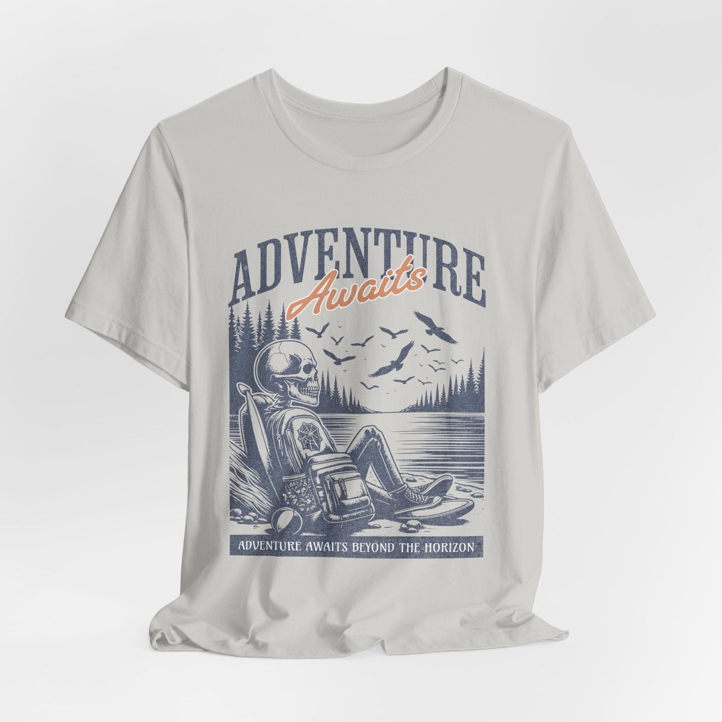 Adventure Awaits Skeleton T-Shirt