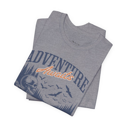 Adventure Awaits Skeleton T-Shirt