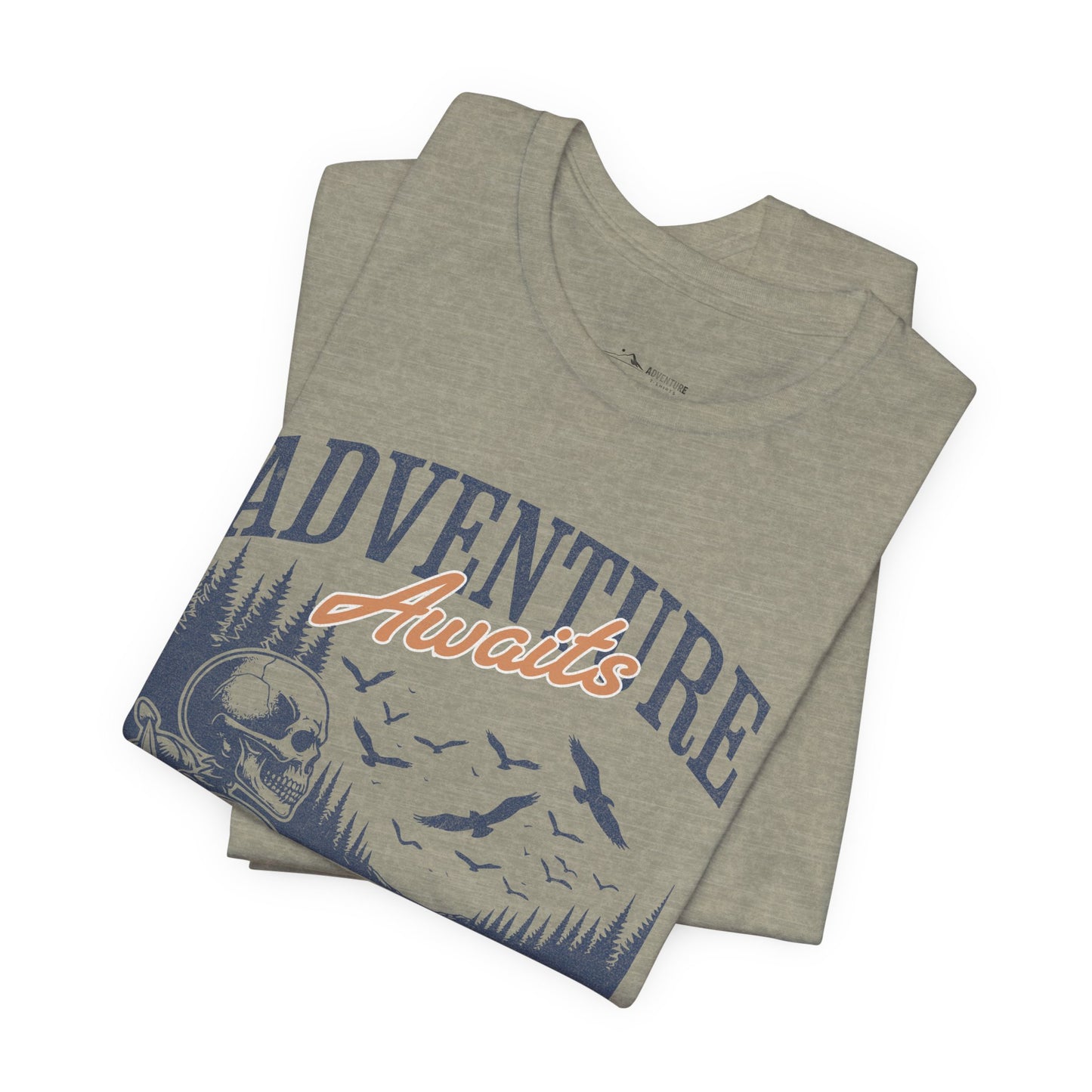 Adventure Awaits Skeleton T-Shirt