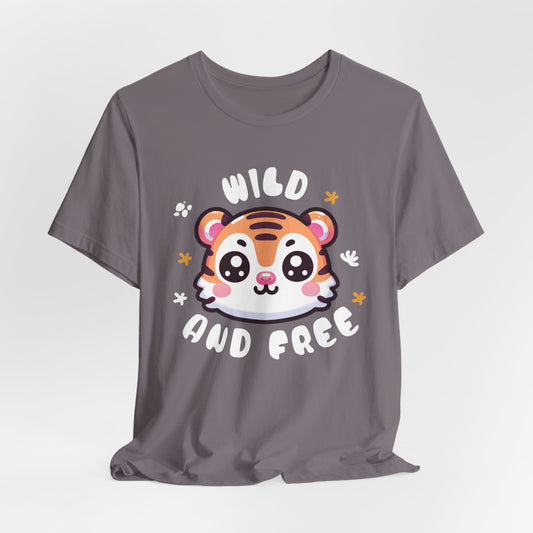 Wild and Free Cute Tiger T-Shirt