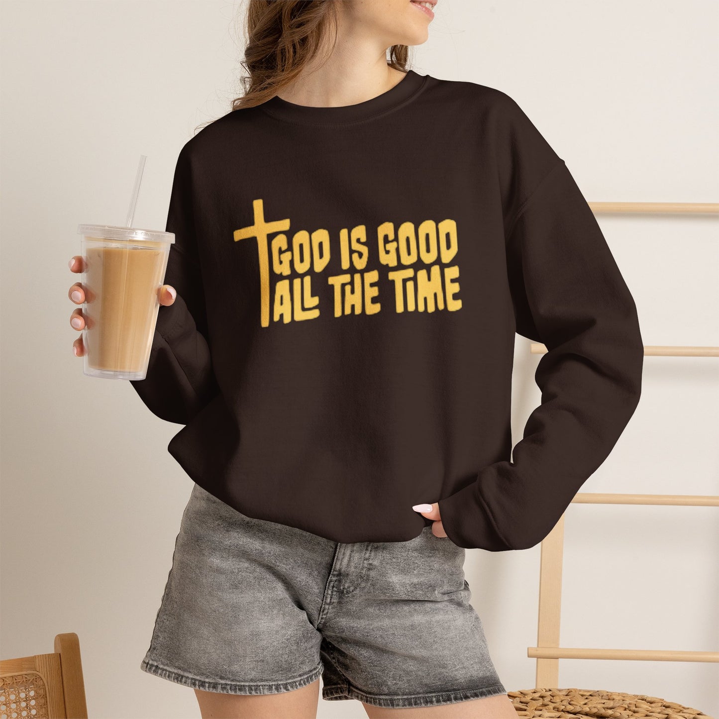God Is Good All The Time Sweatshirt, Christian Sweatshirts, Christian Gifts, Womens Sweatshirt