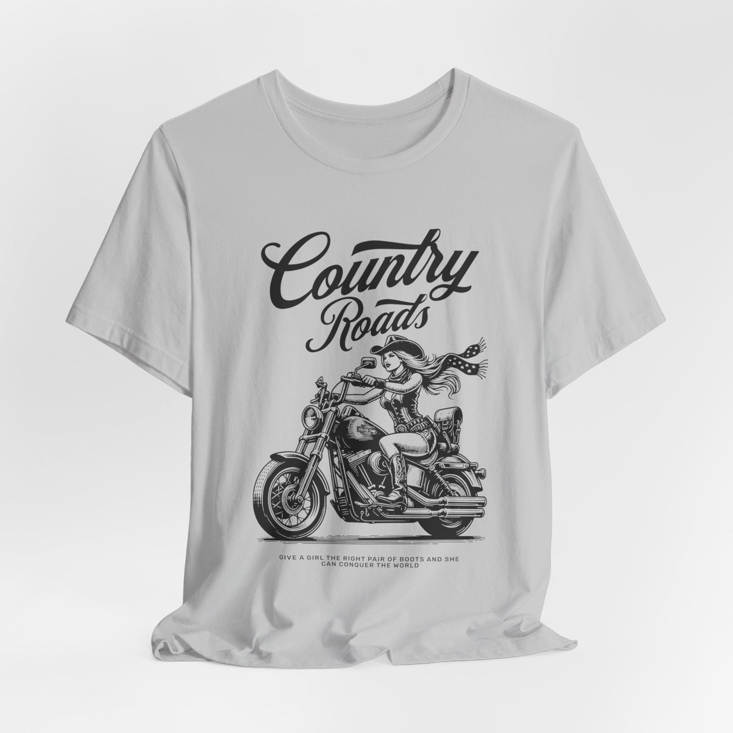 Country Roads Motorcycle T-Shirt