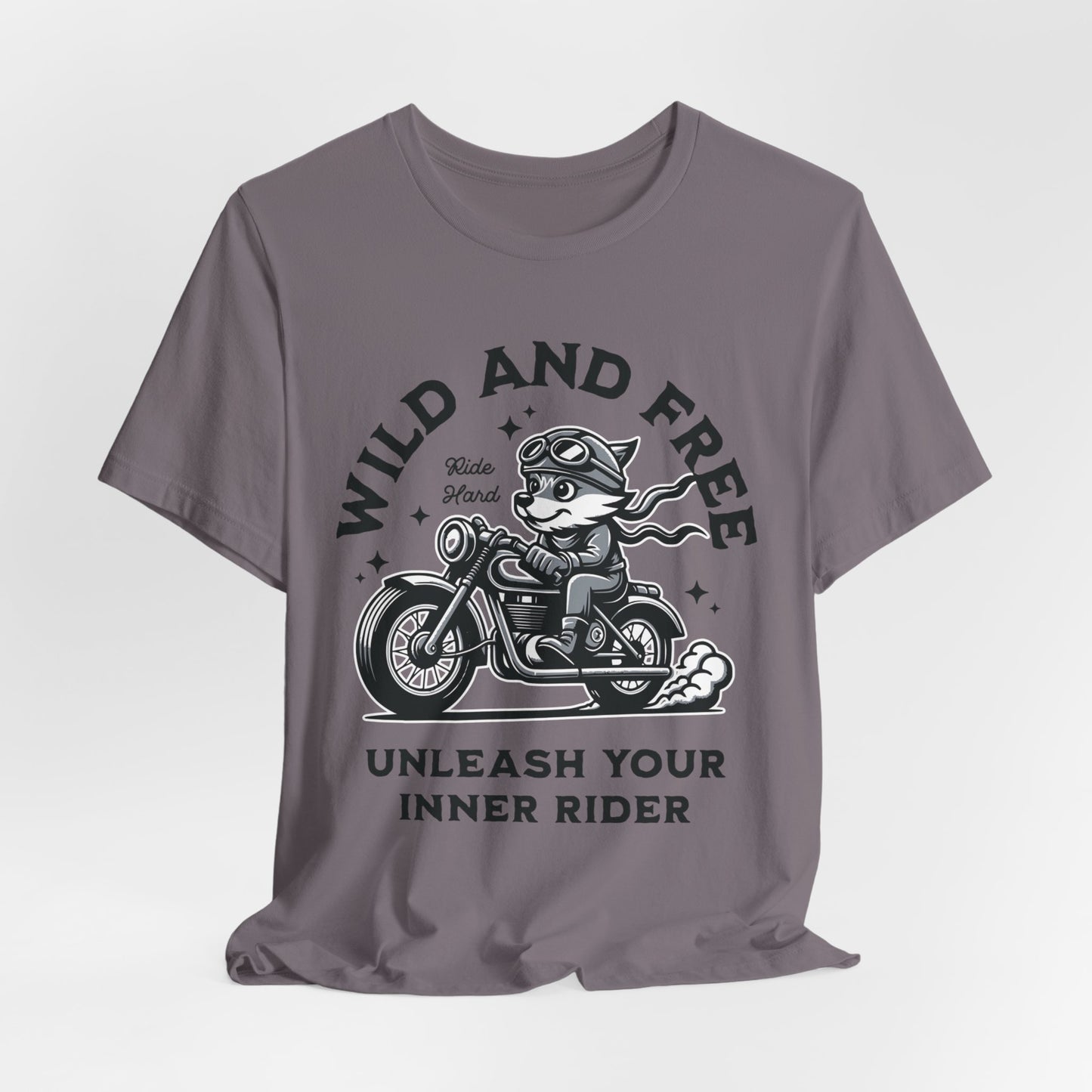 Wild and Free Motorcycle T-Shirt