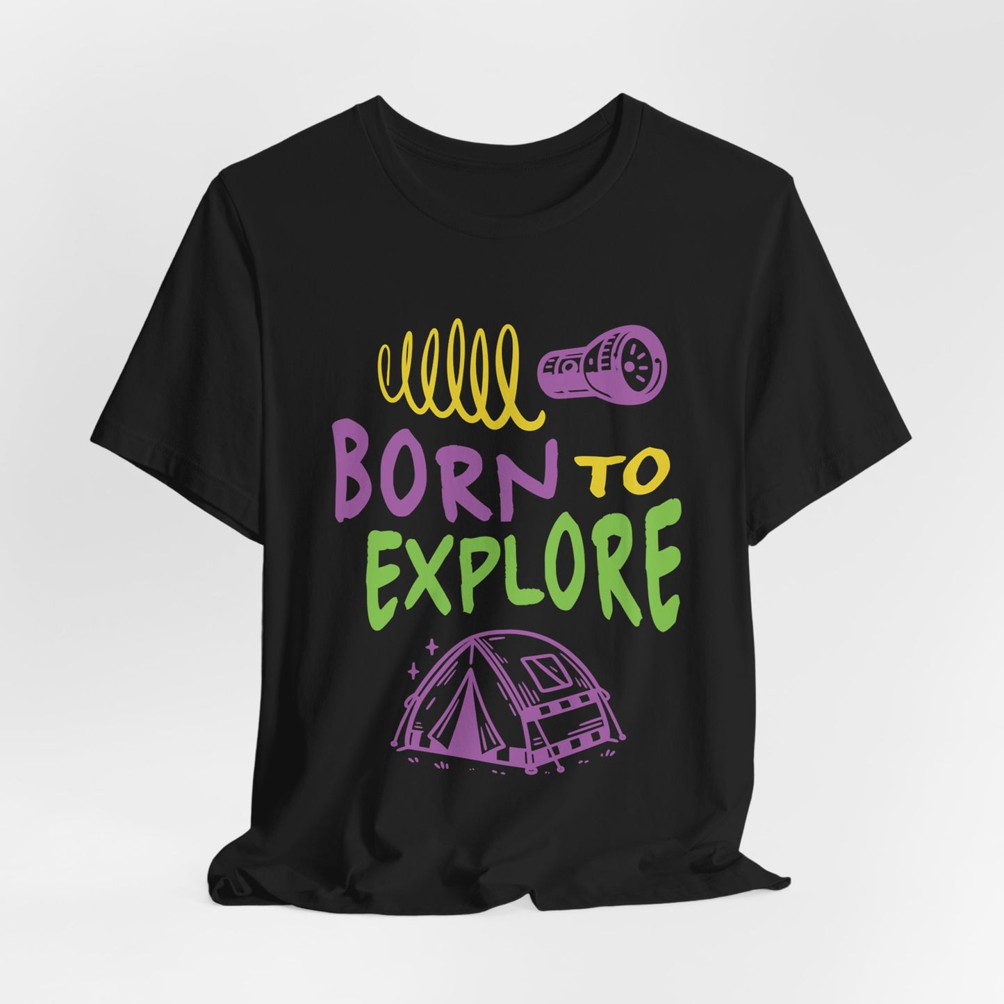 Born to Explore Camping Tee