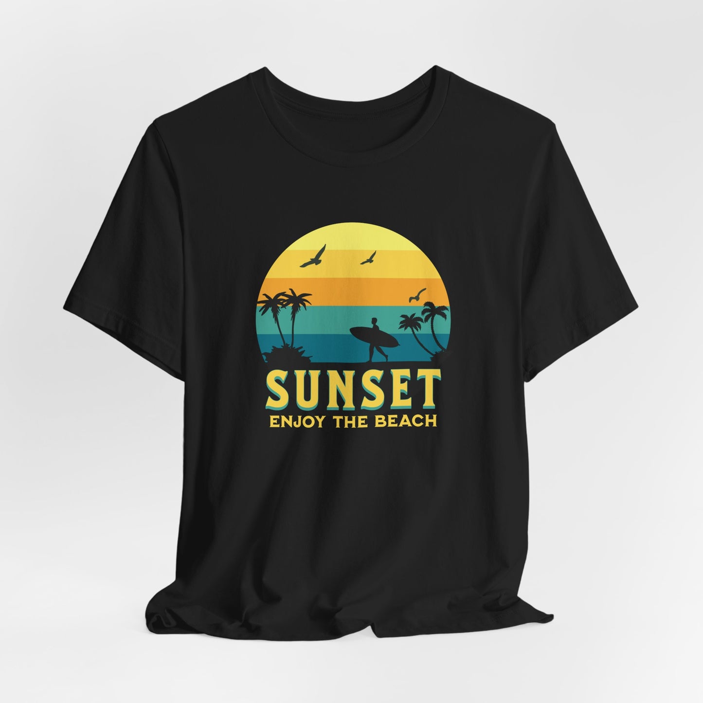 Sunset Enjoy the Beach T-Shirt