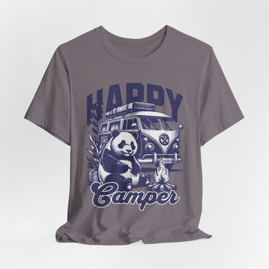 Happy Camper Panda T‑Shirt (Storm)