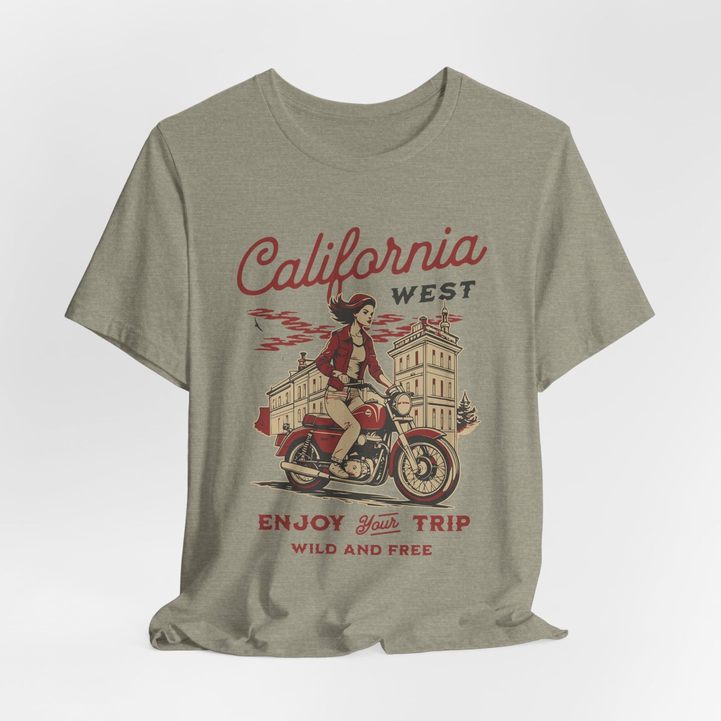 California West Motorcycle T-Shirt
