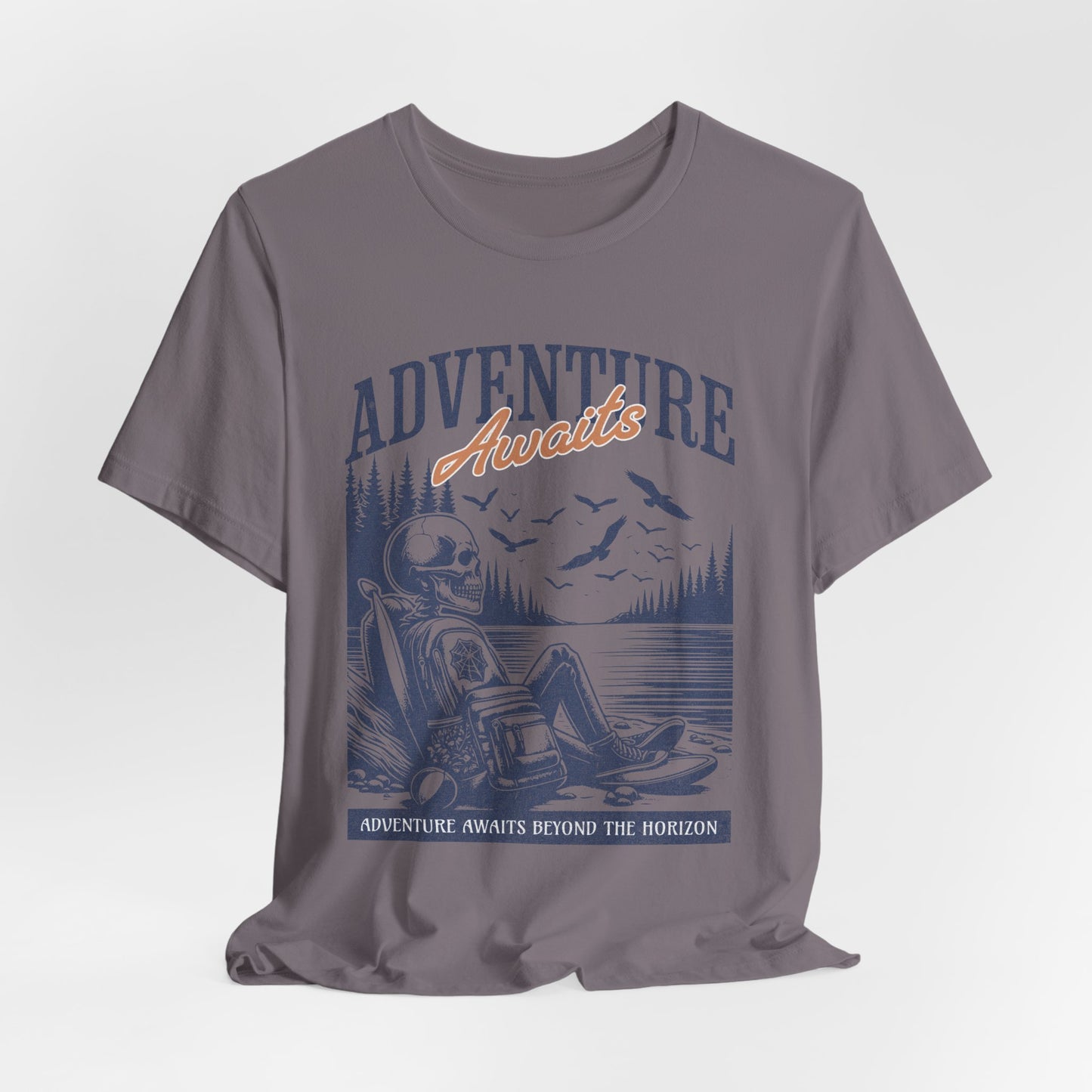 Adventure Awaits Skeleton T-Shirt