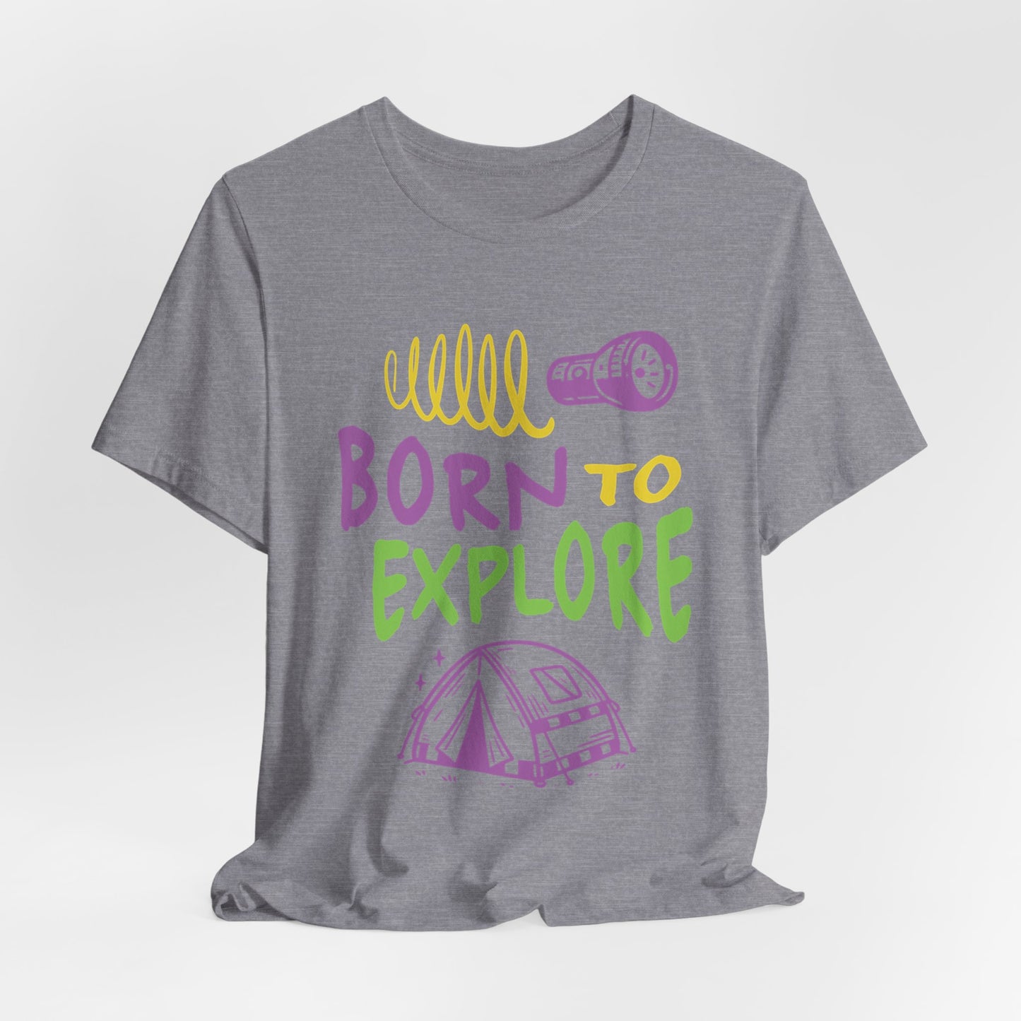Born to Explore Camping Tee